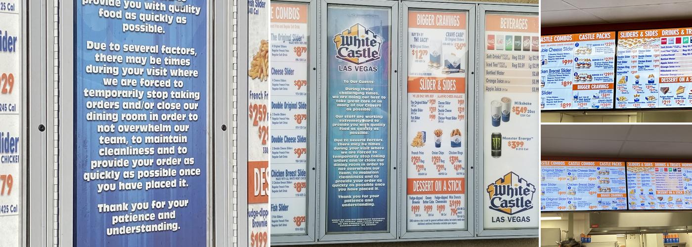 White Castle Menu