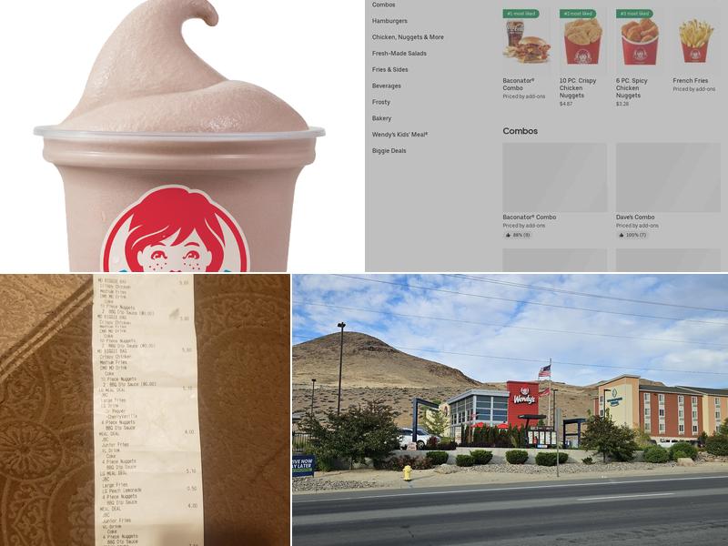 Wendy's Menu