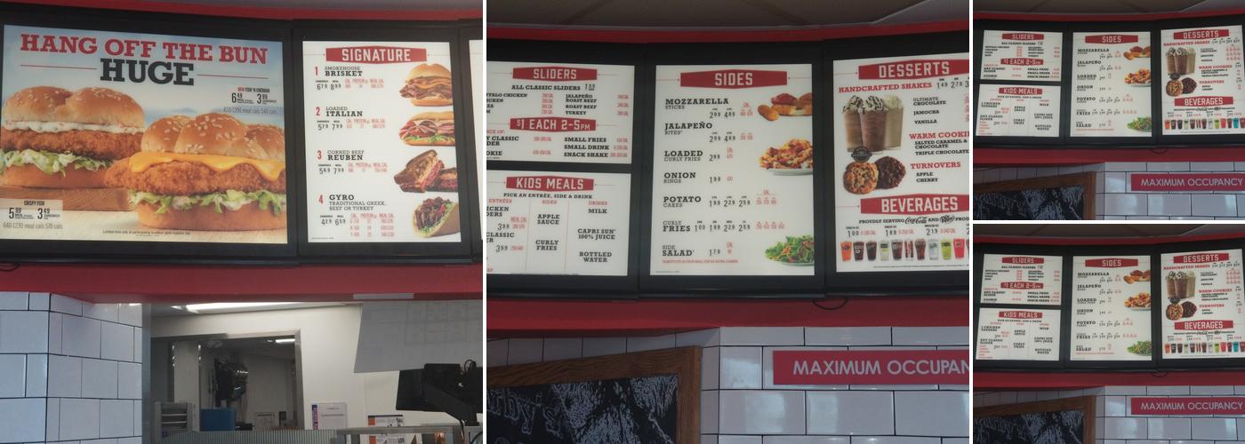 Arby's Menu