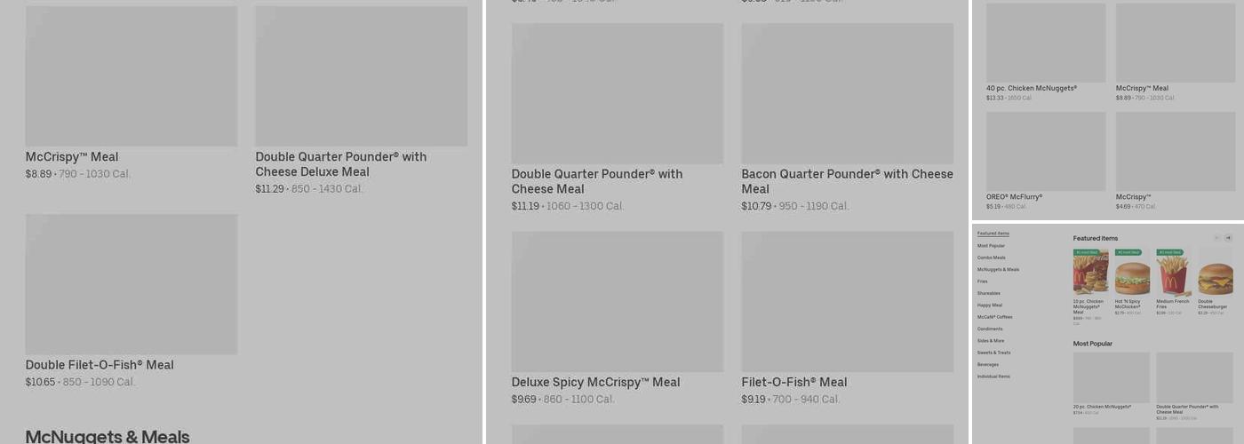 McDonald's Menu
