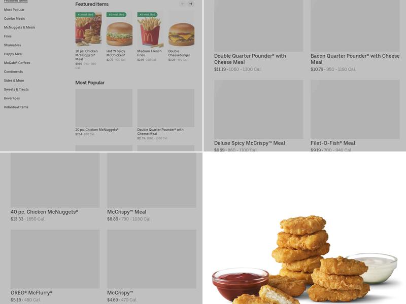 McDonald's Menu