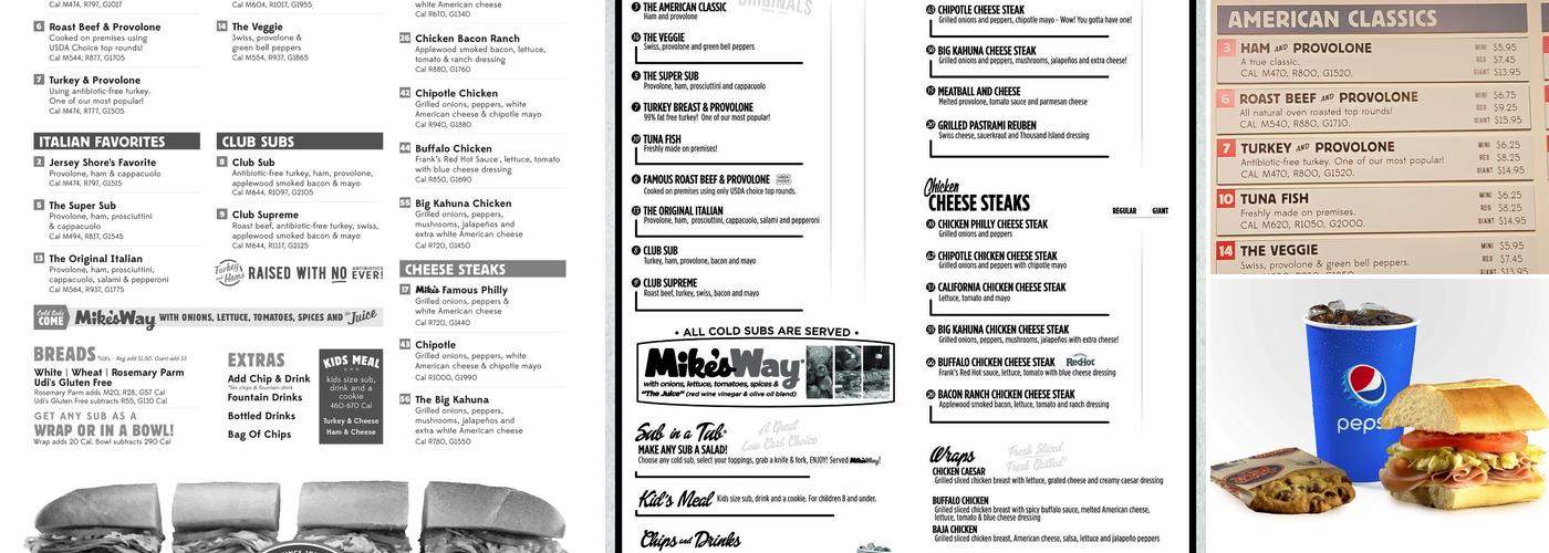 Jersey Mike's Subs Menu