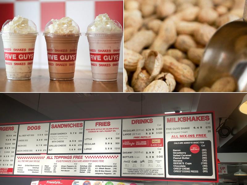 Five Guys Menu