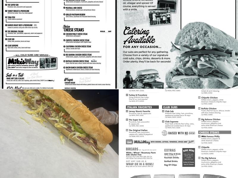 Jersey Mike's Subs Menu