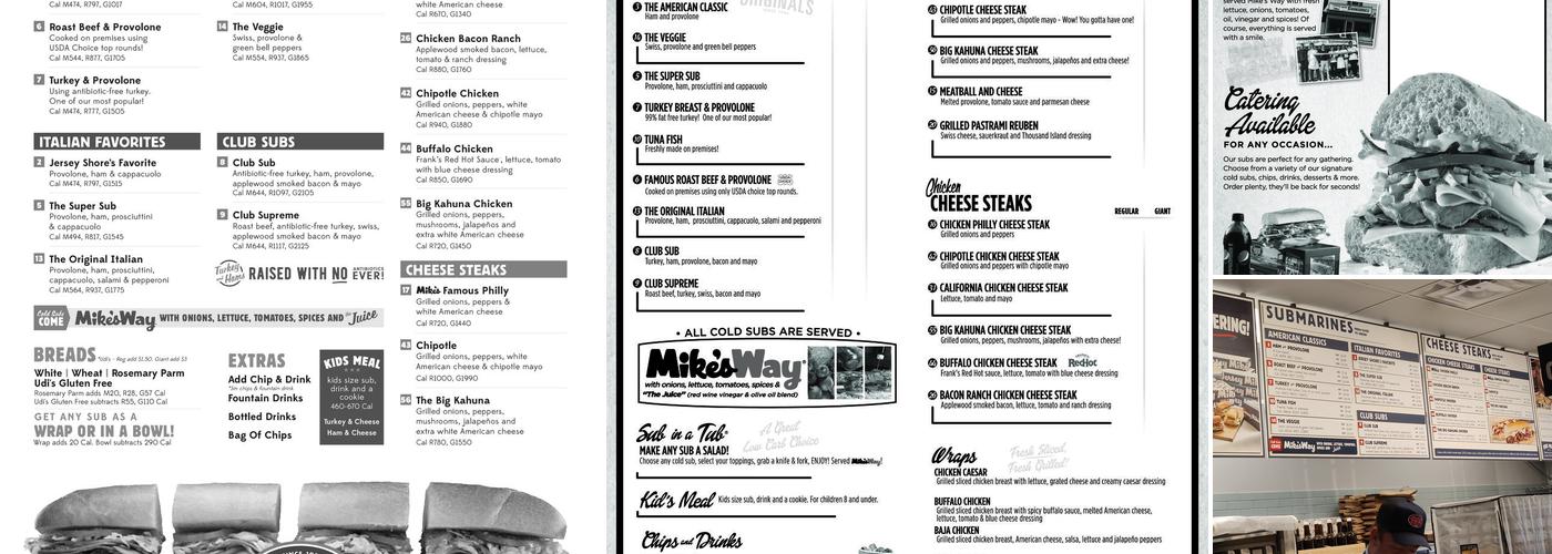 Jersey Mike's Menu