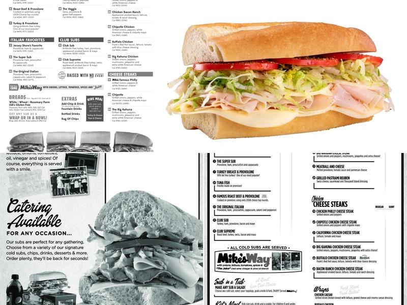 Jersey Mike's Subs Menu