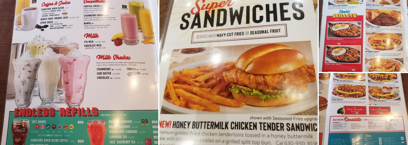 Denny's Menu