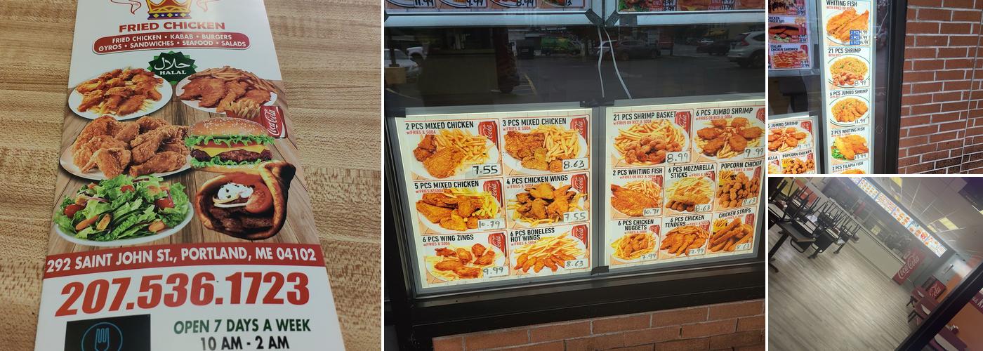 CROWN FRIED CHICKEN Menu