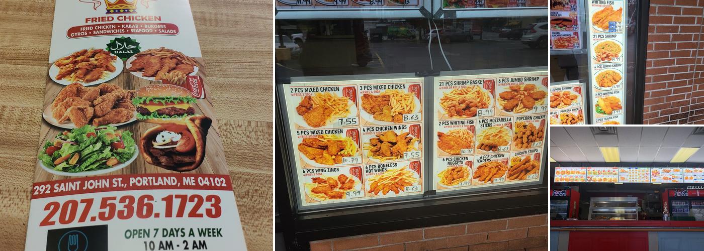 CROWN FRIED CHICKEN Menu