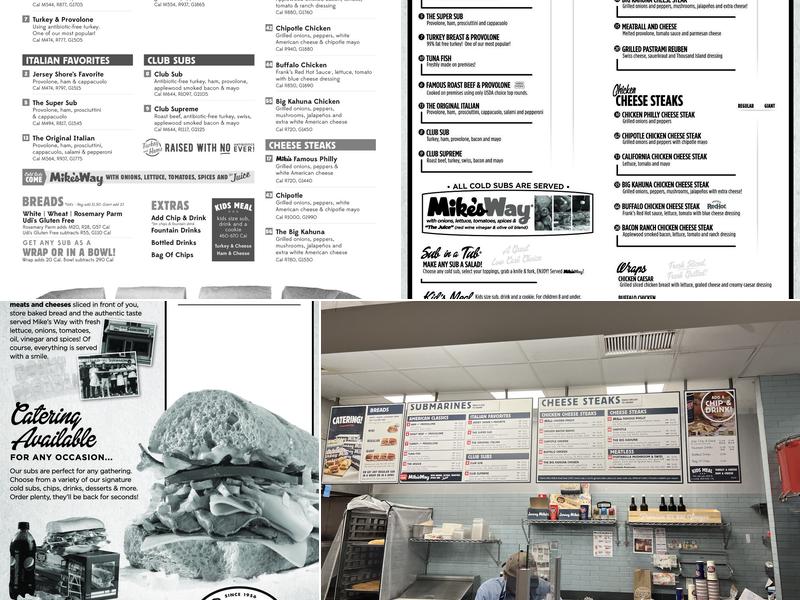 Jersey Mike's Subs Menu