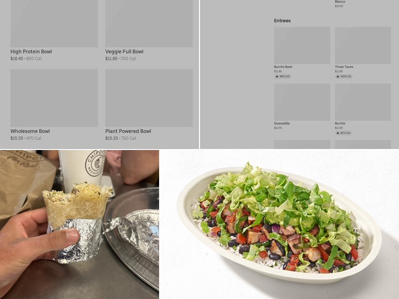 Chipotle Mexican Grill Menu