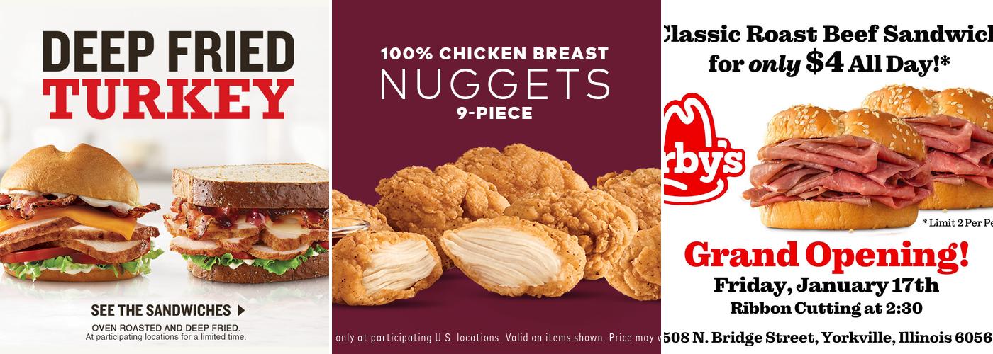 Arby's Menu