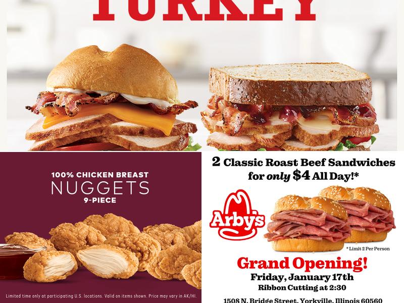Arby's Menu