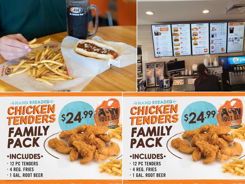 A&W Restaurant Menu