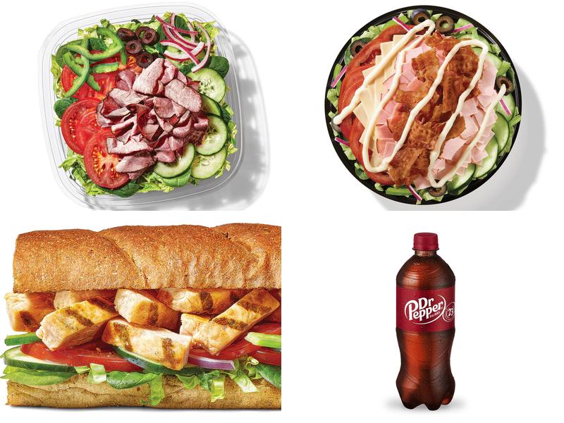 Subway Menu