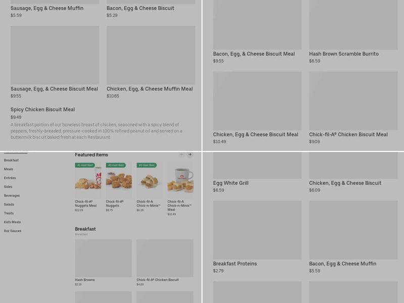 Chick-fil-A Menu