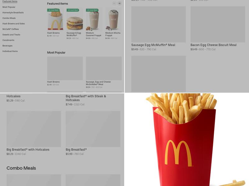 McDonald's Menu