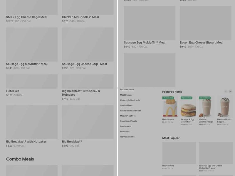 McDonald's Menu