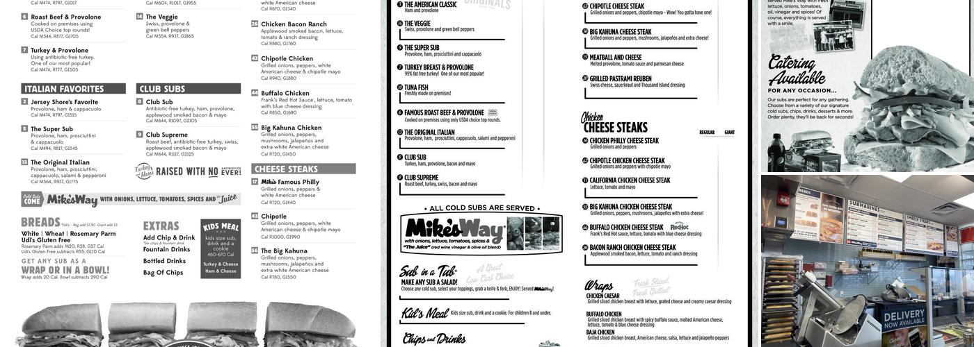 Jersey Mike's Subs Menu