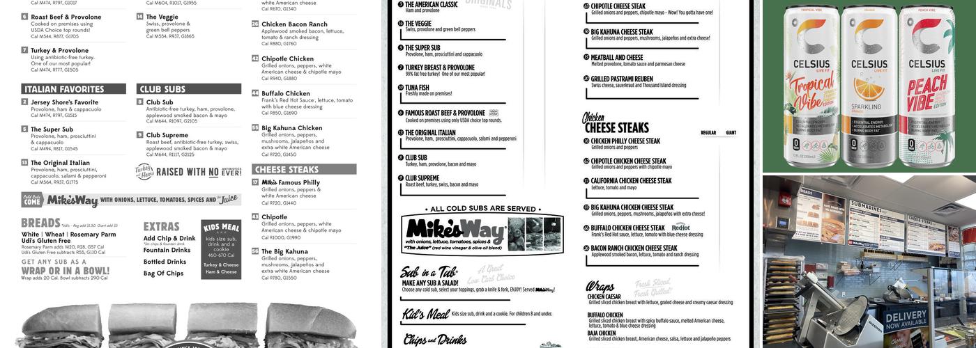 Jersey Mike's Subs Menu