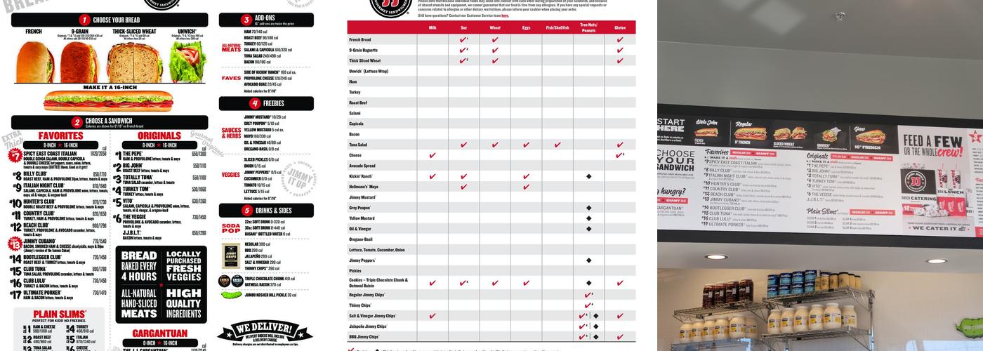 Jimmy John's Menu
