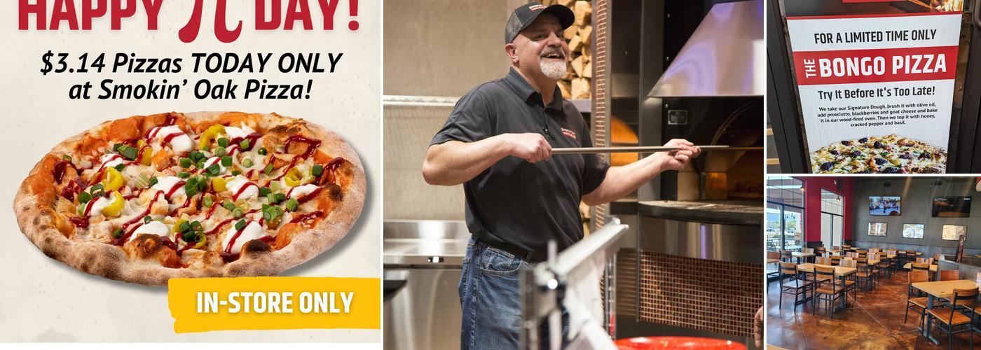 Smokin' Oak Wood-Fired Pizza Menu