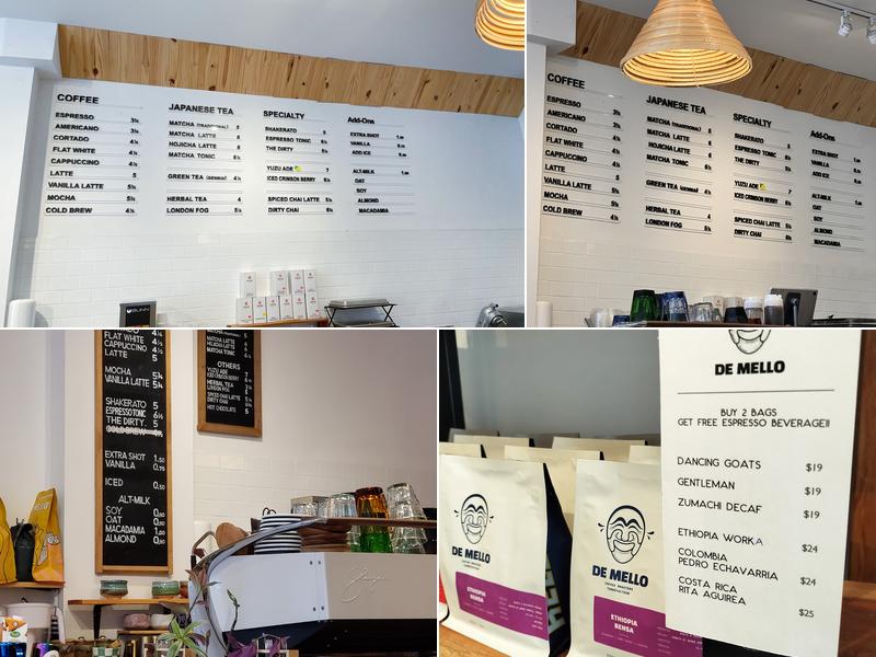 Ninetails Coffee | Bloor Menu