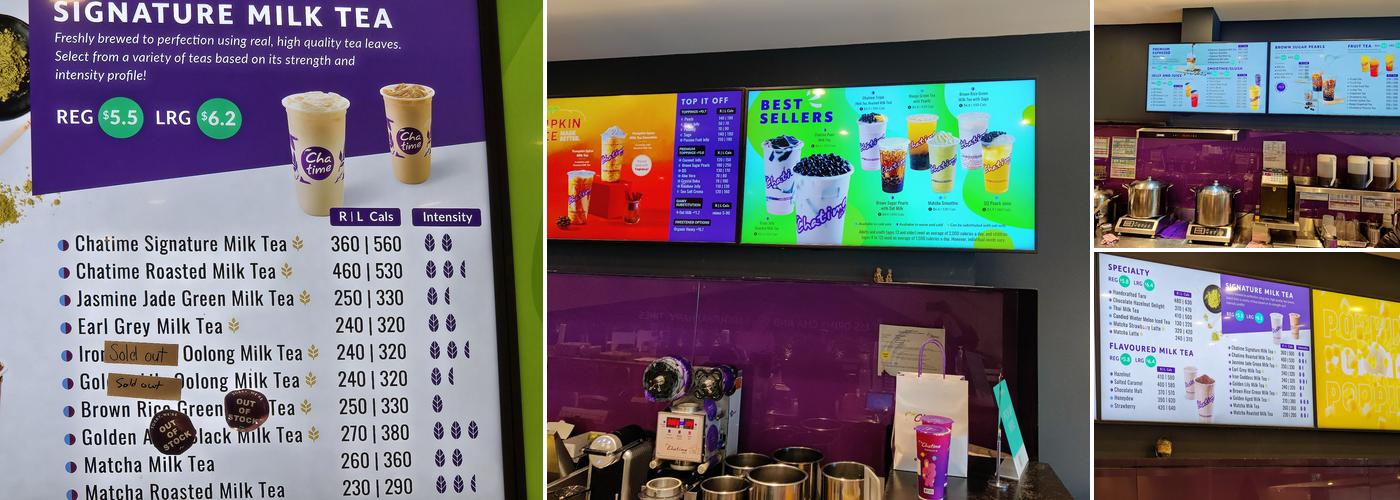 Chatime Menu