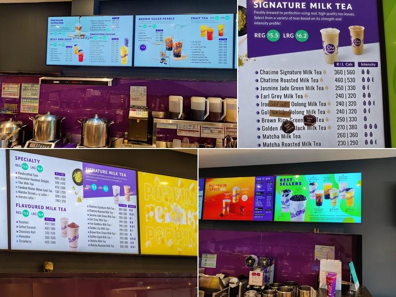 Chatime Menu