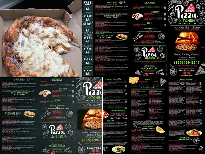 Pizza palace restaurant Menu