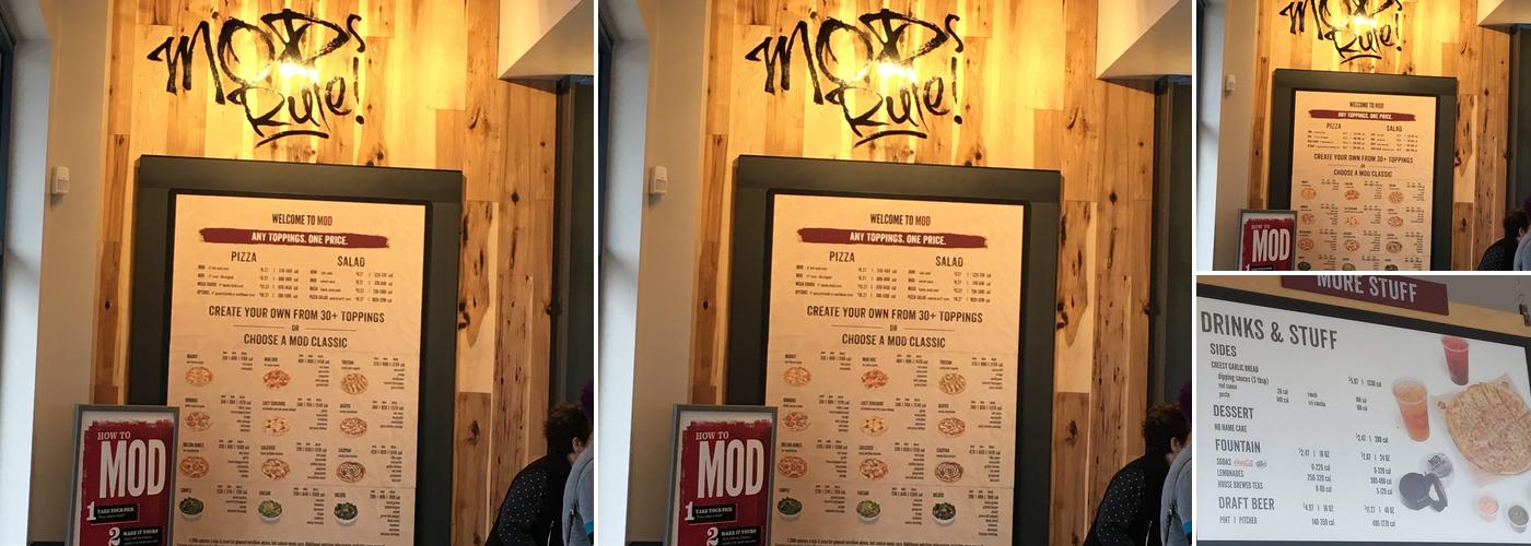 MOD Pizza Menu