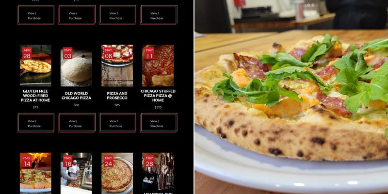 The North American Pizza and Culinary Academy Menu