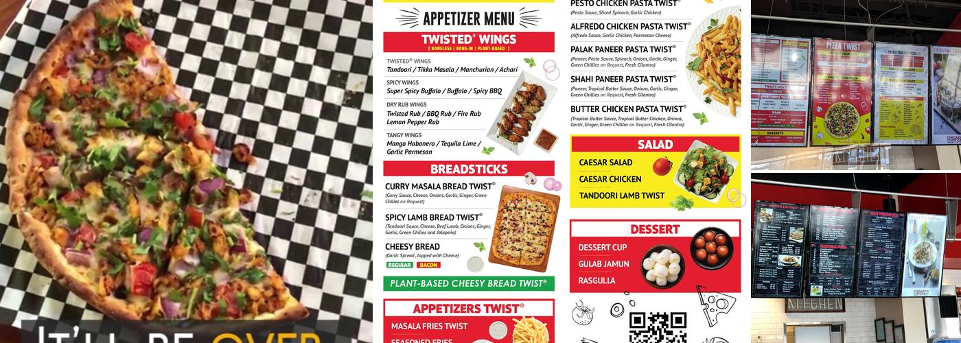 Pizza Twist Menu