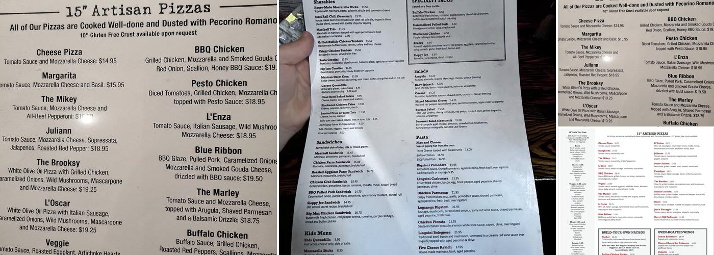 Max and Leo's Pizza Chelmsford Menu