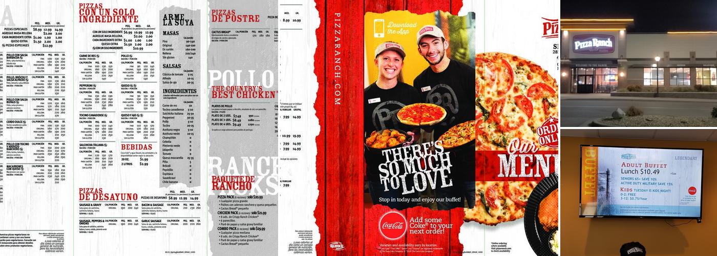 Pizza Ranch Menu