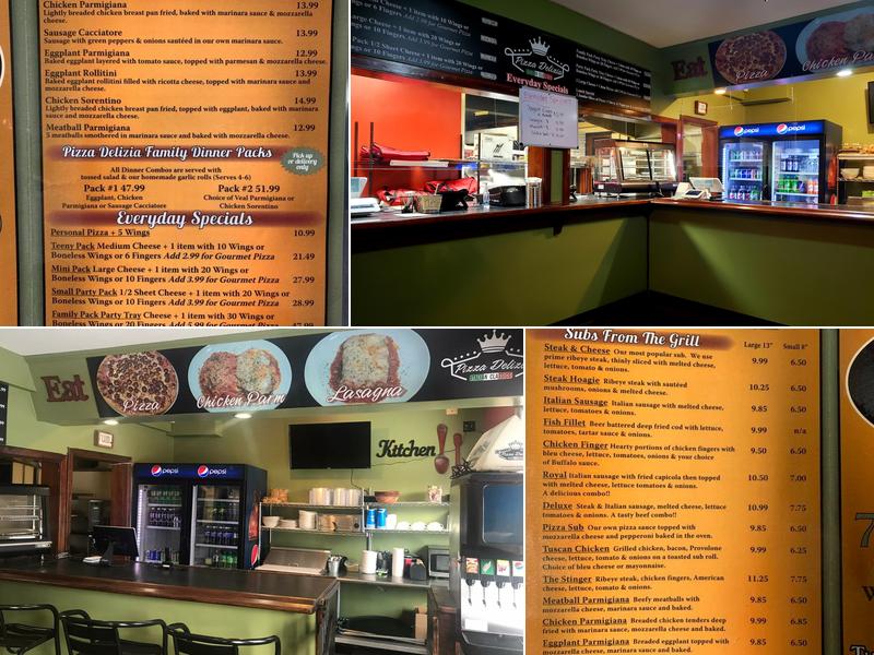 Pizza Delizia Italian Classics Menu