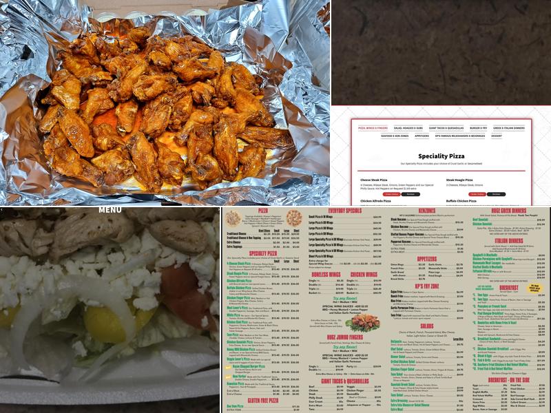 Kensington Pizza Menu