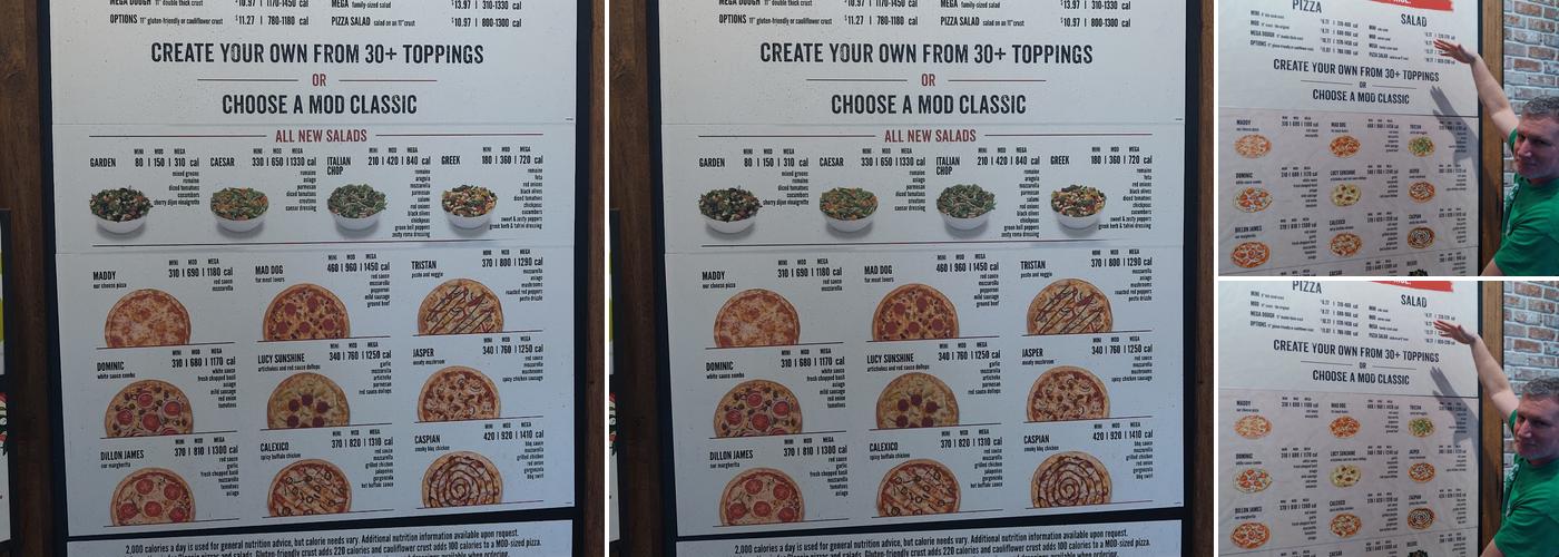 MOD Pizza Menu