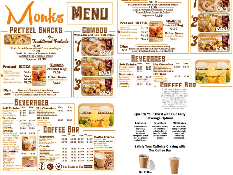 Monks Menu