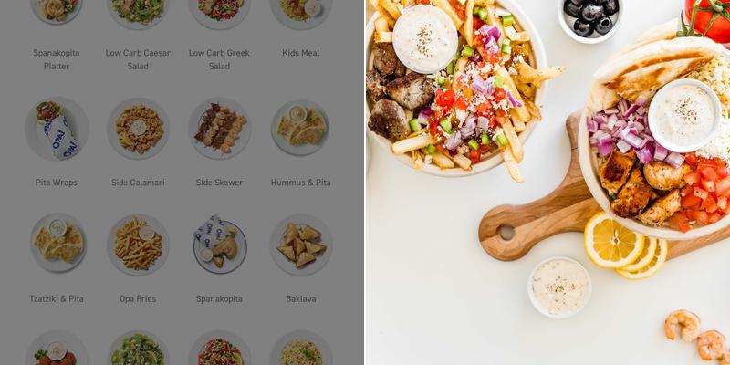 OPA! of Greece Ironwood Plaza Menu