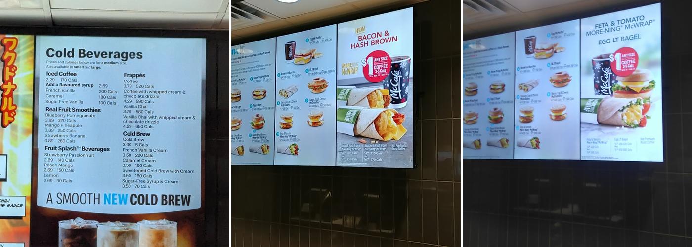 McDonald's Menu
