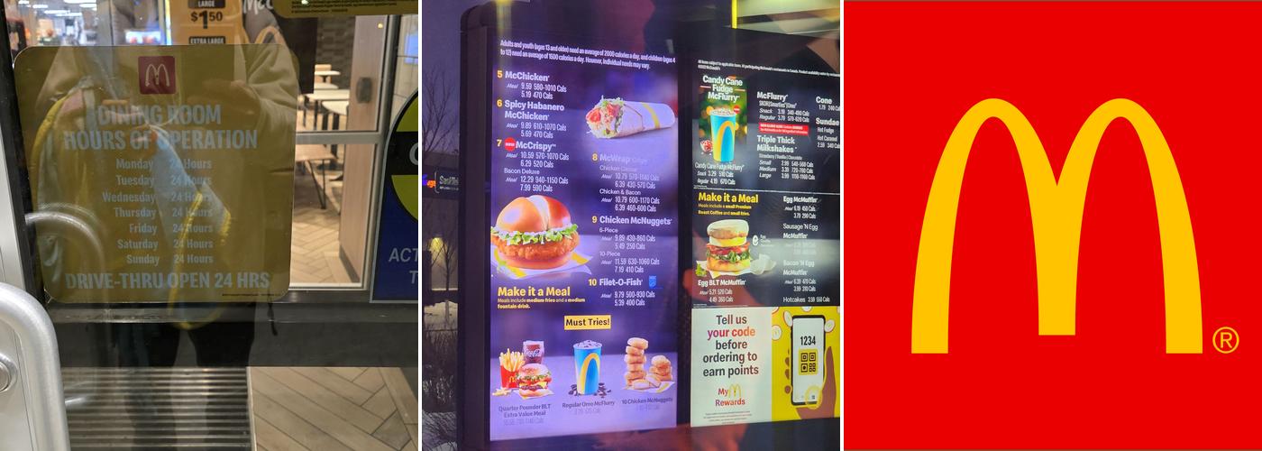 McDonald's Menu