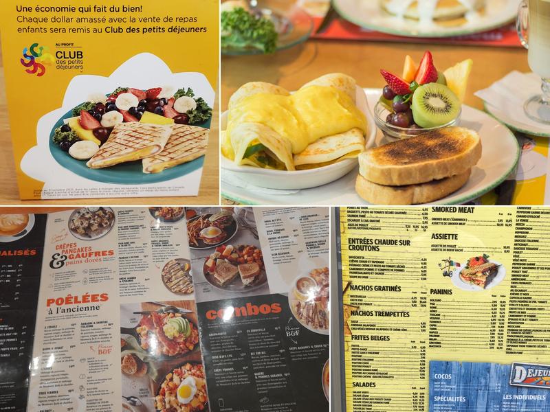 Cora (Cora déjeuners) Menu