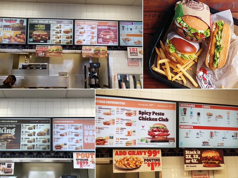 Burger King Menu
