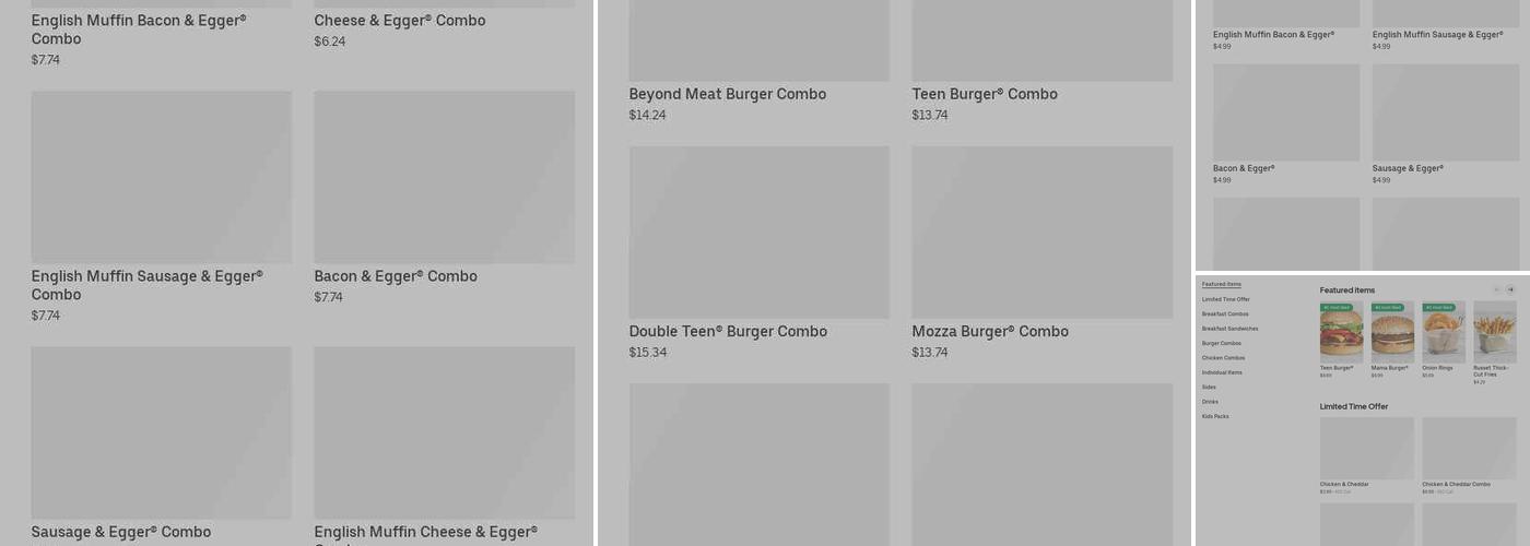 A&W Canada Menu