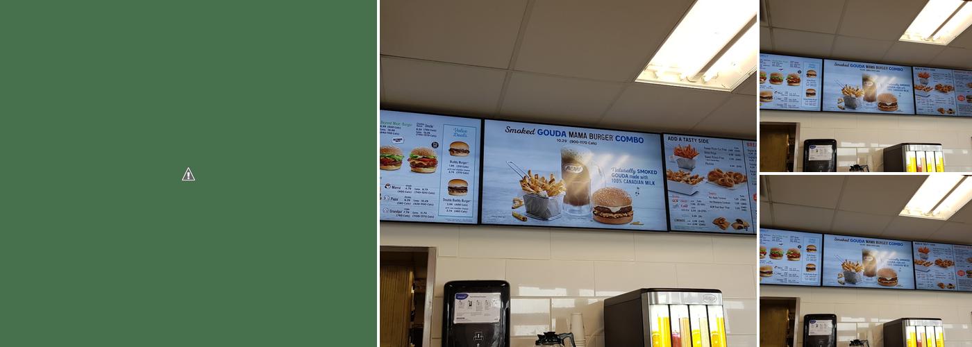 A&W Canada Menu