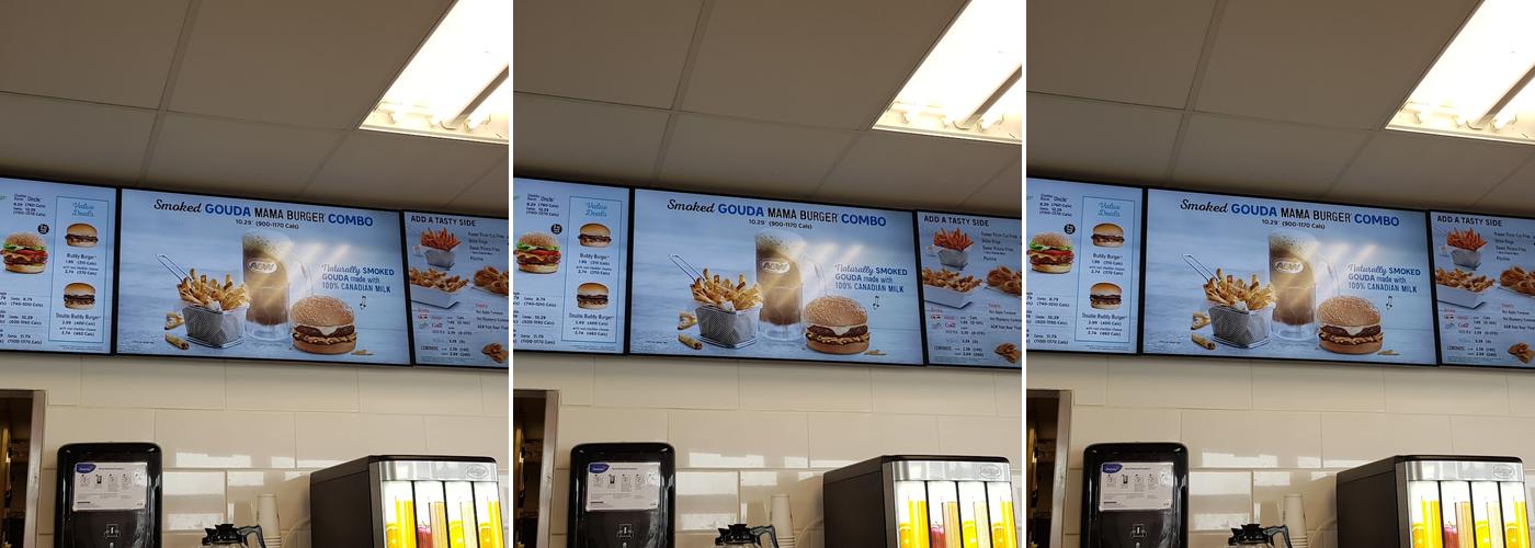 A&W Canada Menu
