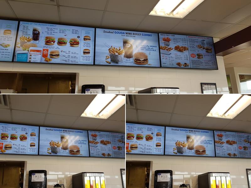 A&W Canada Menu