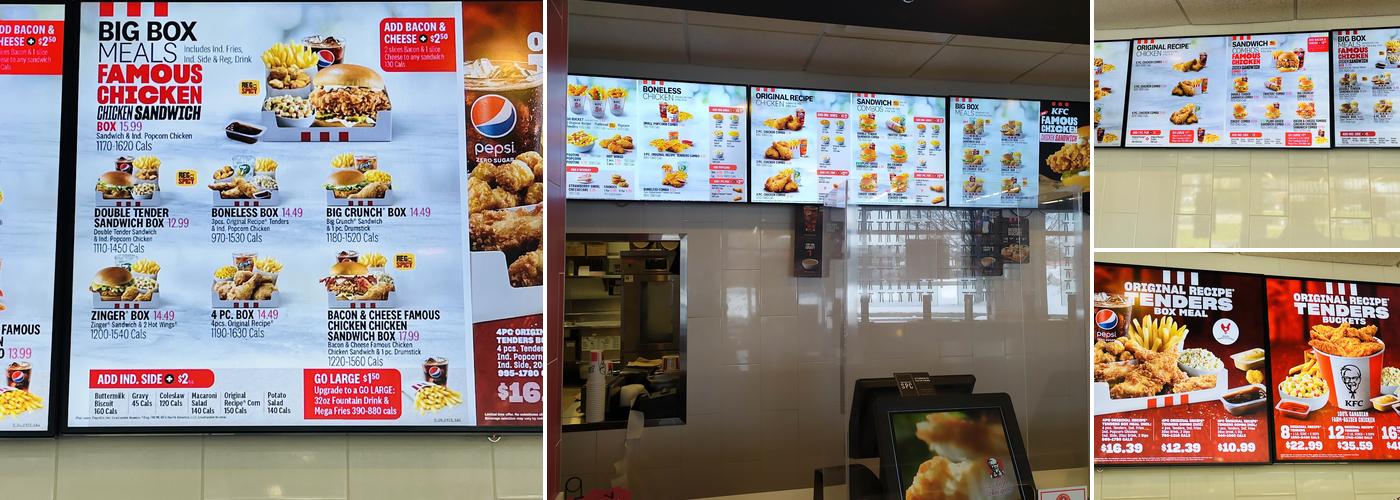 KFC Menu
