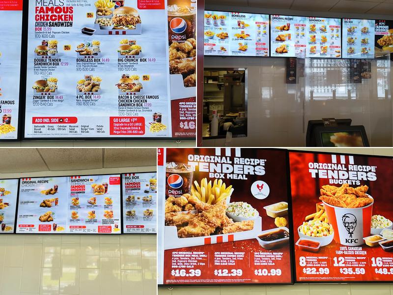KFC Menu